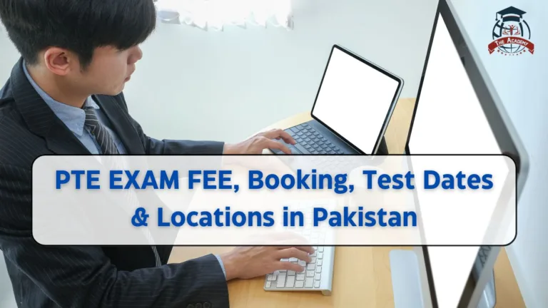 PTE Test fee, booking and locations in Pakistan ,boy using computer