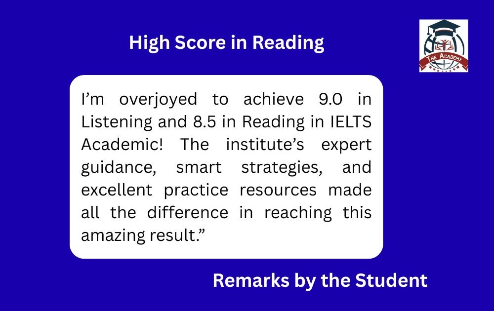 High Score in IELTS Reading 