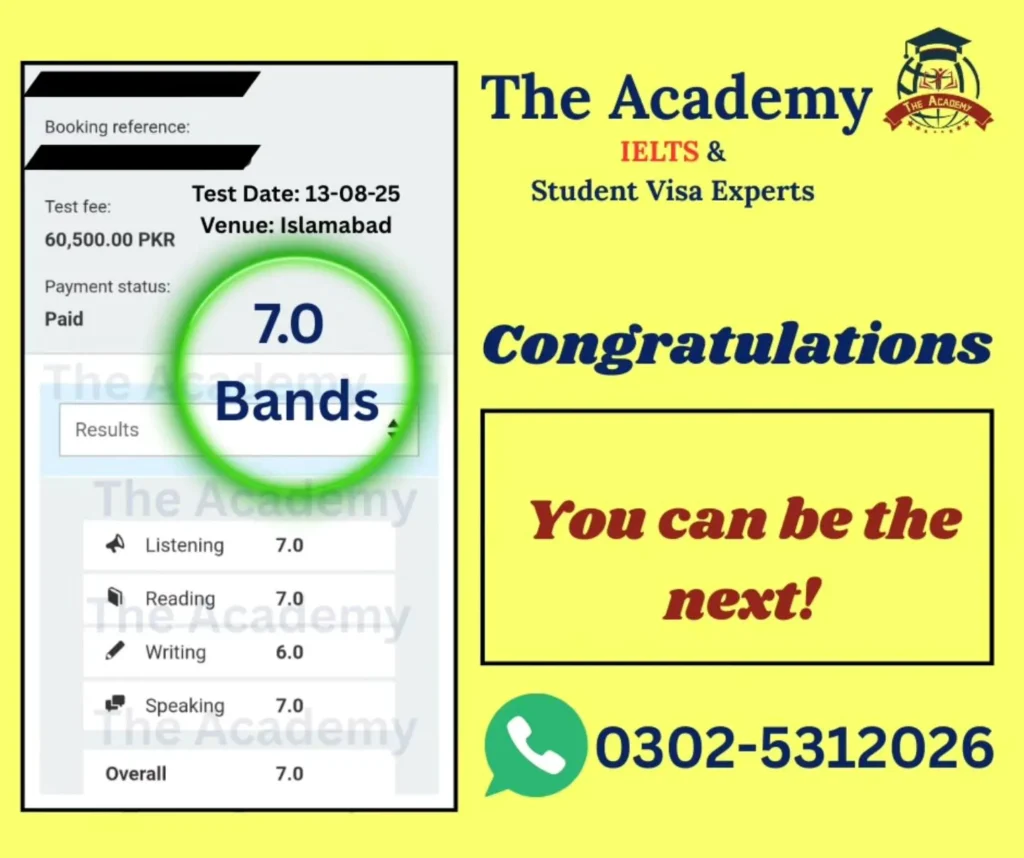 Ielts 7 in 1 month