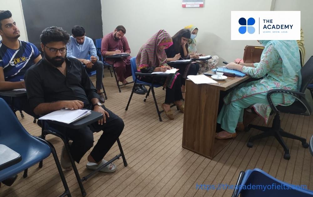 IELTS classroom session at The Academy of IELTS