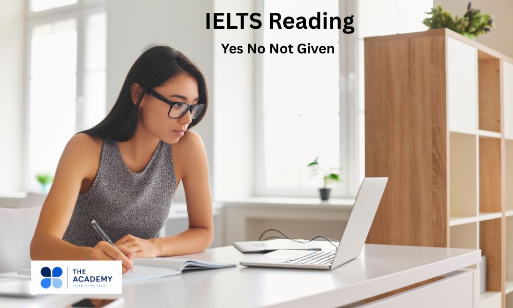 IELTS Reading passage analysis for Yes No Not Given question type
