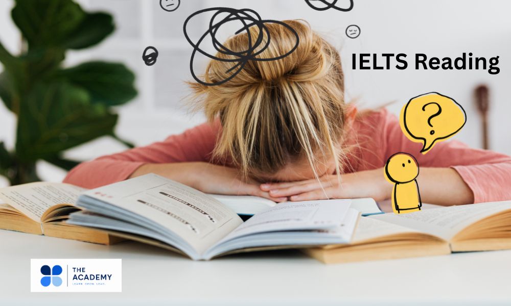 Students practising Yes No Not Given IELTS reading under timed conditions